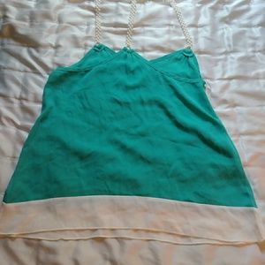 Teal tank top